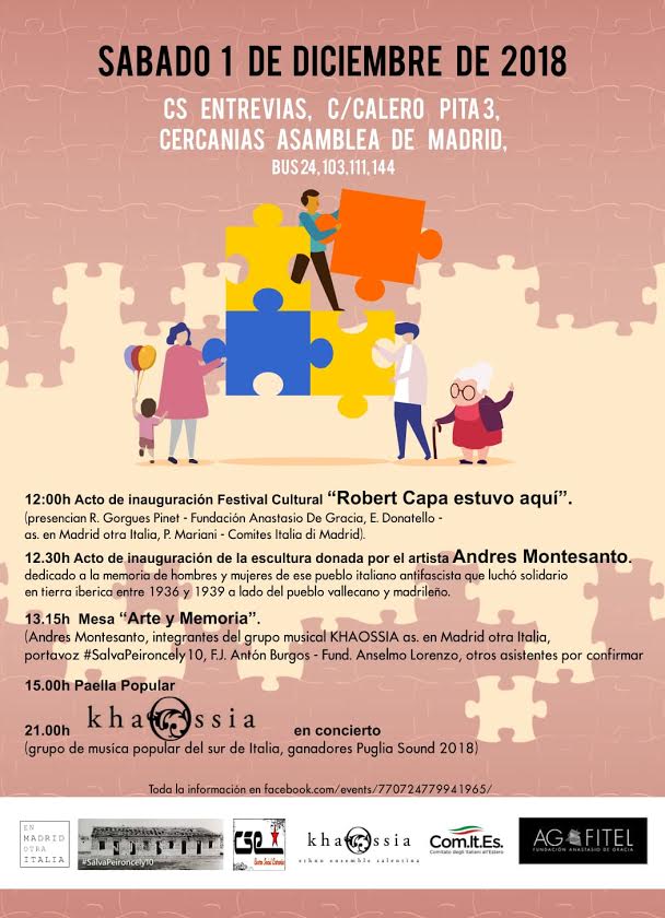 1 de diciembre, Festival Cultural 'Robert Capa estuvo aquí'