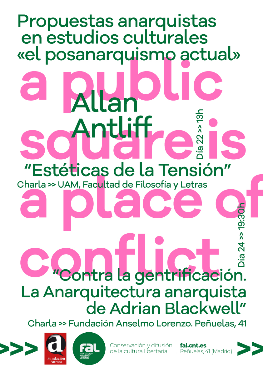 24 de mayo, conferencia de Allan Atliff;