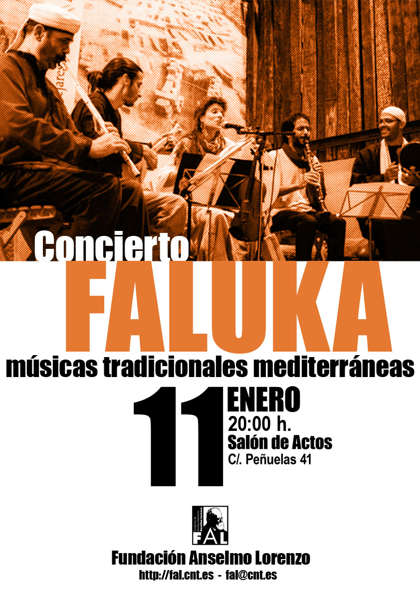 Concierto Faluka, músicas tradicionales mediterráneas