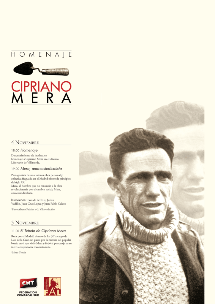 Homenaje a Cipriano Mera