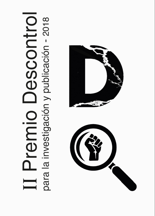 'Premio Descontrol' para la investigación y publicación - 2018