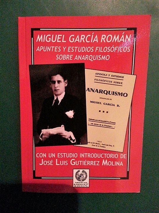 Portada del libro sobre Miguel García Román