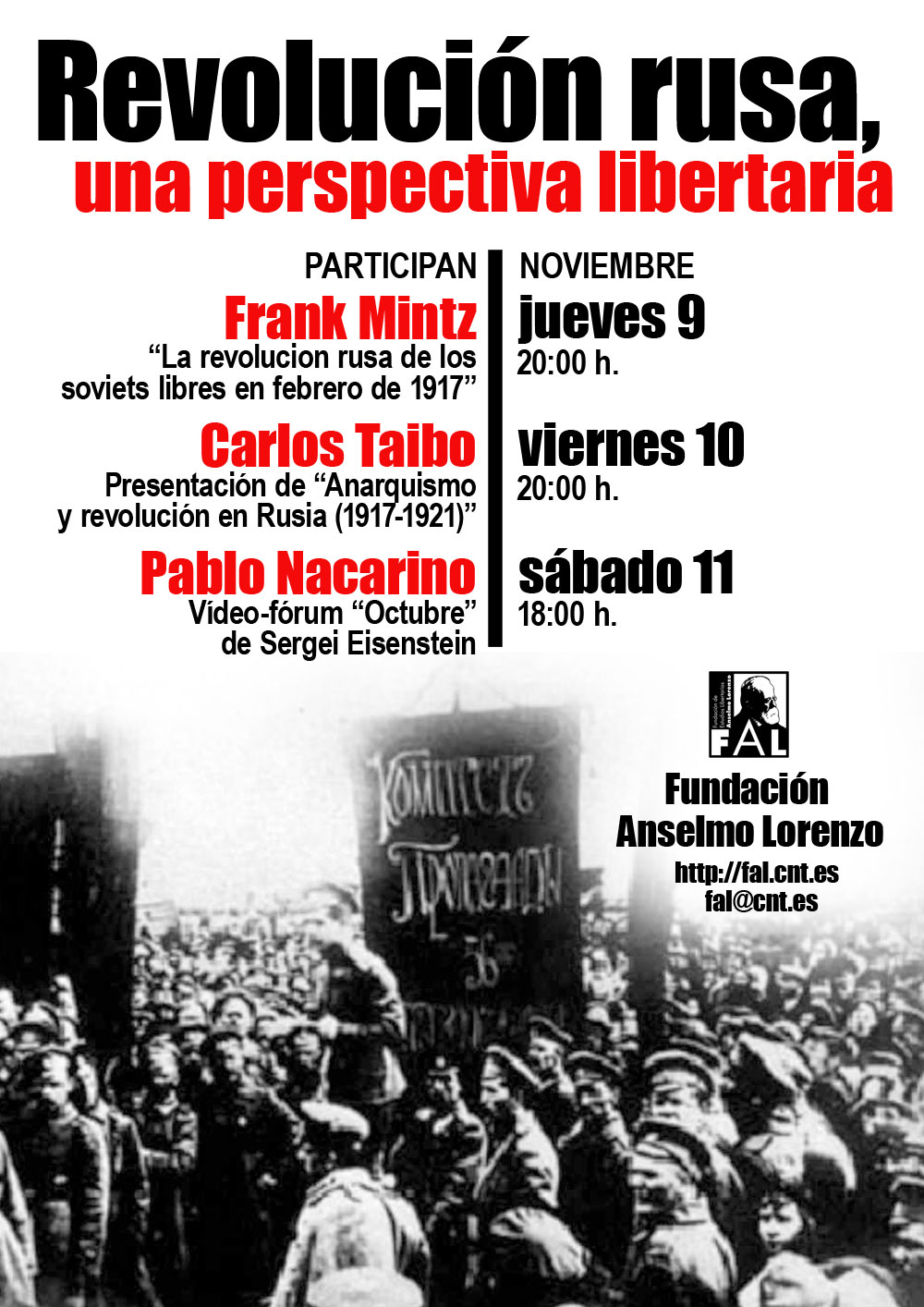 Revolución rusa, una perspectiva libertaria