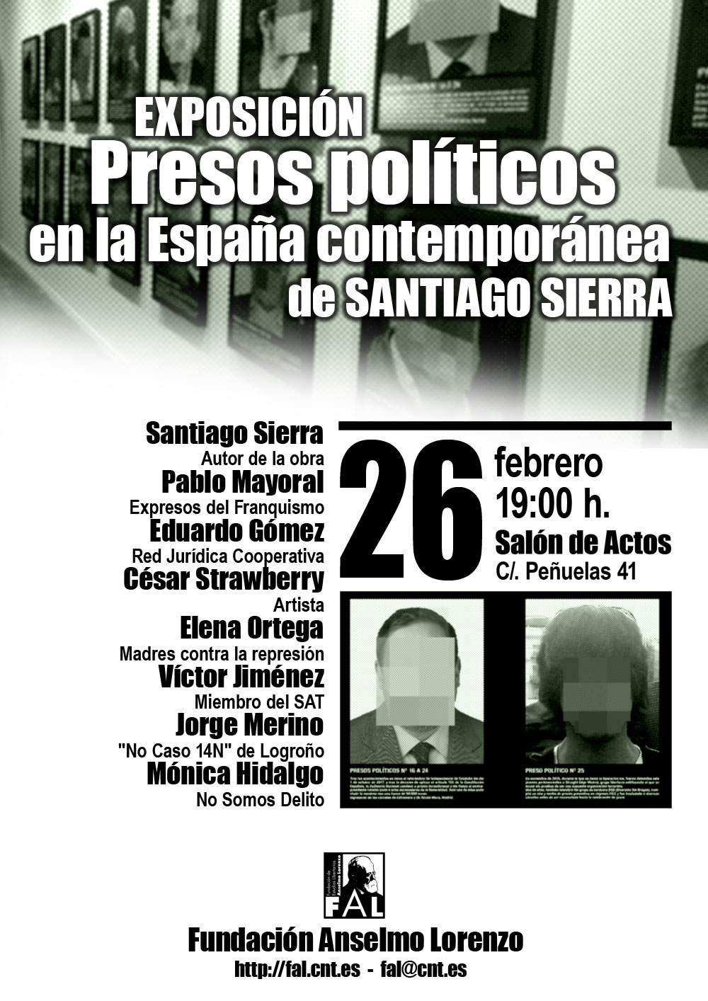26 febrero, exposición