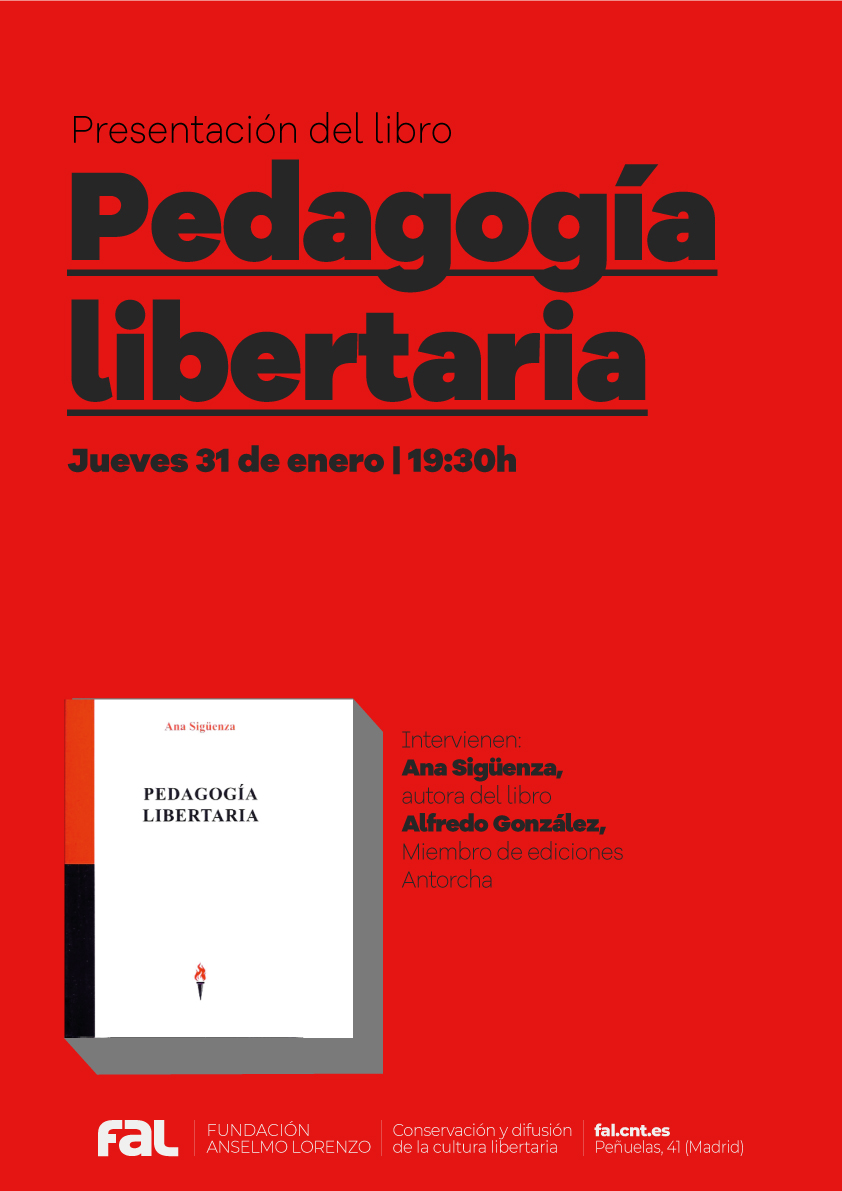 31 de enero, de ‘Pedagogía libertaria’