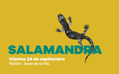 Viernes 24 de septiembre: Presentación del nuevo número de Salamandra