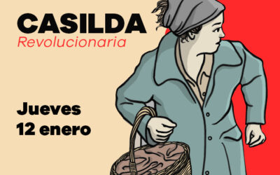 Jueves 12 de enero: Charla con el autor de ‘Casilda revolucionaria’, ‘El corazón del sueño’ y ‘Negras tormentas’