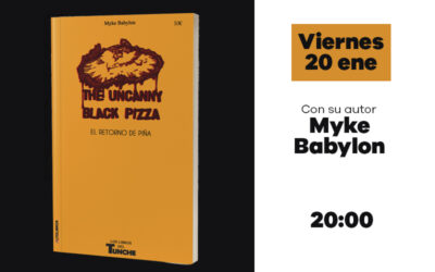 Viernes 20 enero: Presentación de la novela ‘The uncanny black pizza’