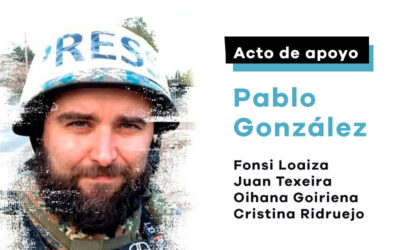 Miércoles 25 de octubre: ‘Free Pablo González. 20 meses sin derechos. 20 meses sin justicia’