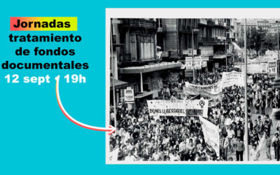 Jueves 12 de septiembre: Jornadas sobre tratamiento de fondos documentales