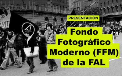 Viernes 11 de noviembre: Presentación del Fondo Fotográfico Moderno (FFM) de la FAL