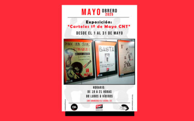 La exposición ‘Carteles 1º de Mayo de CNT’ se inaugura en Aranjuez