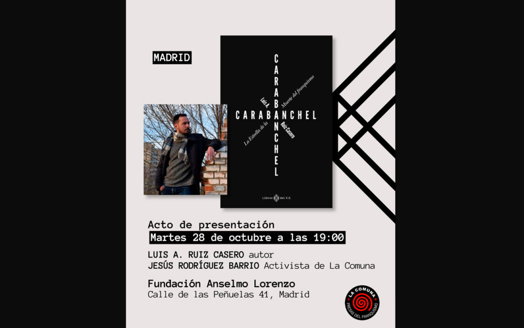 Presentación del libro ‘Carabanchel. La Estrella de la Muerte del franquismo’