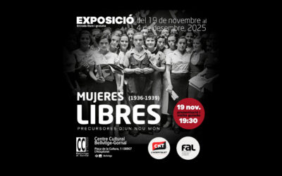 La exposición ‘Mujeres Libres (1936-1939). Precursoras de un mundo nuevo’ se inaugura en L’Hospitalet