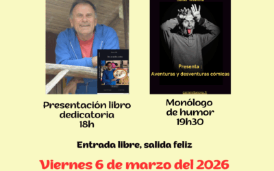 Viernes, 6 de marzo: presentación del libro ‘De un exilio a otro’ y representación del monólogo ‘El franchute’