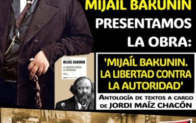 Presentación de ‘La libertad contra la autoridad’, antología de textos de Mijaíl Bakunin, en la biblioteca ‘Sebastián Oliva’ de CNT Jerez